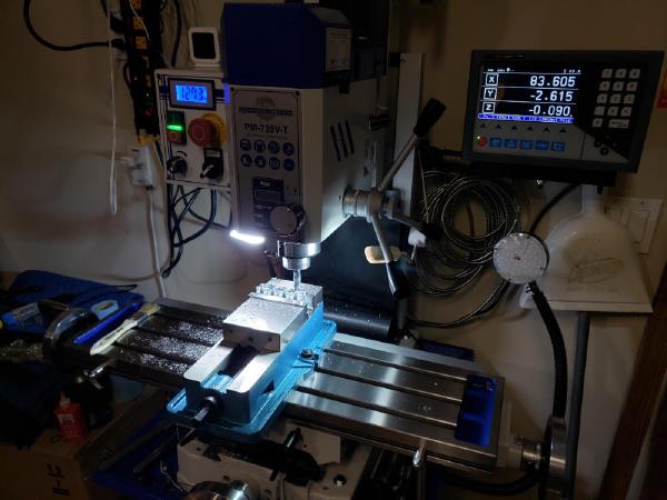 Recent addition to my manufacturing stack is a milling machine: you need a tool like this to achieve precision that's impossible with regular hand tools. Tuning, learning, and using such a machine is very rewarding, because you're touching the very essence of precision and what it means to create details through exact and sophisticated processes.